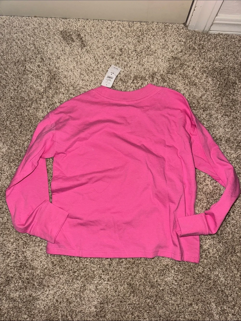 GAP Bright Pink Minnie Graphic Long sleeve Tshirt